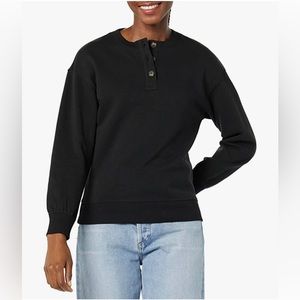 New Women’s 4XL henley Sweatshirt